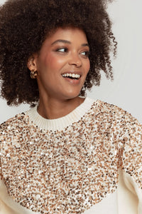 Camisola de Malha | Lantejoulas