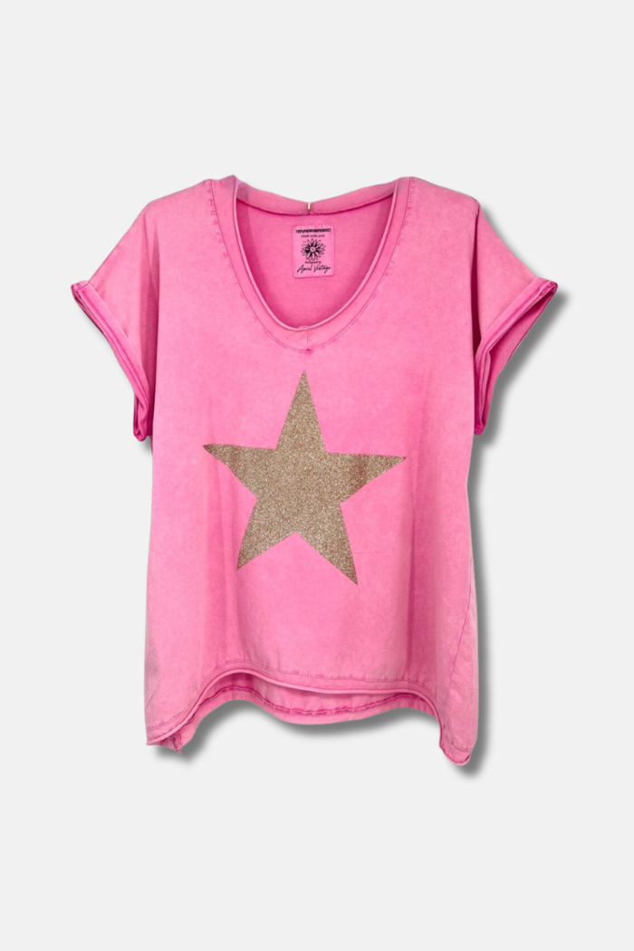 T-Shirt Oversize Rosa | Star