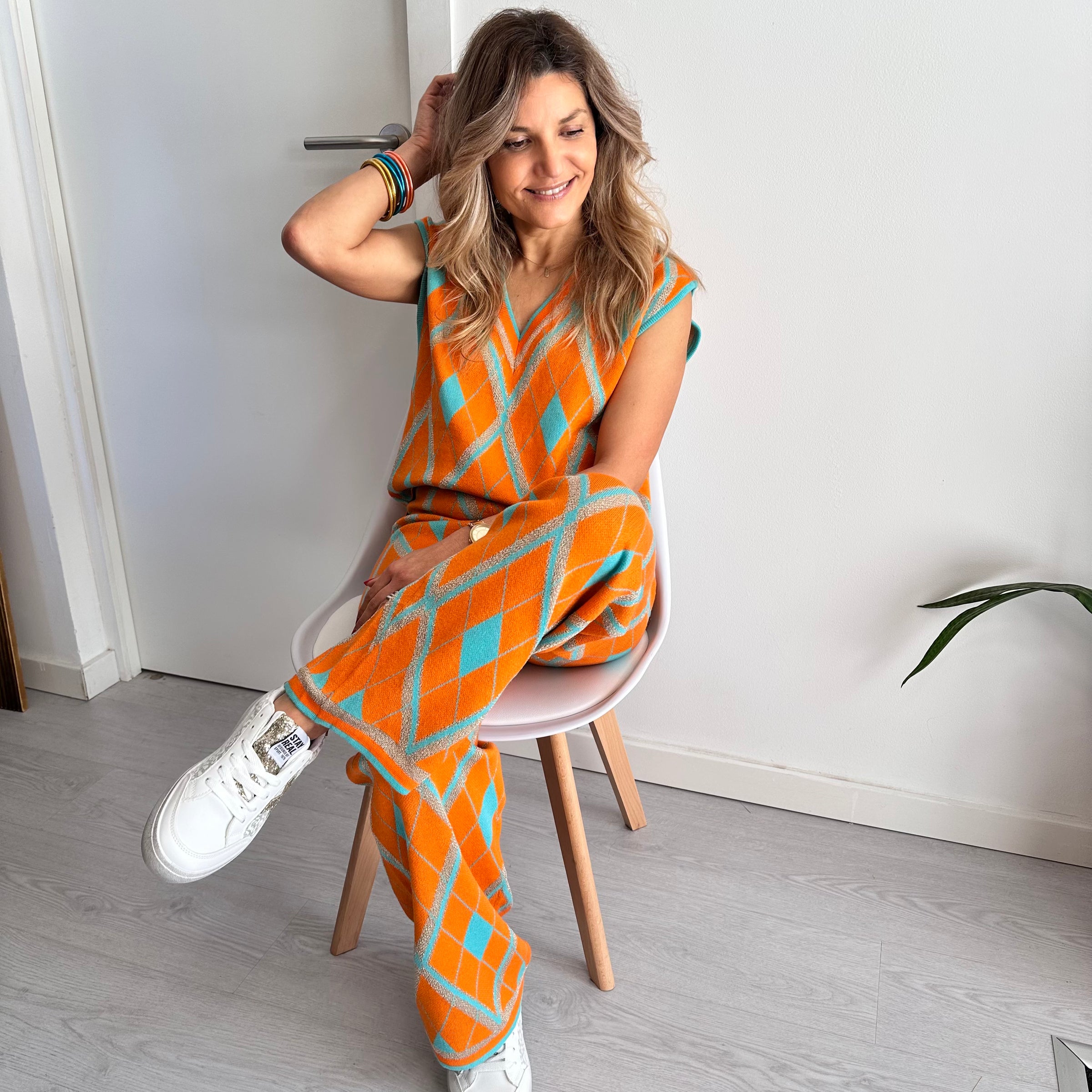 CHAQUETA/BLAZER ESTAMPADO ANIMAL (FLUOR) | VIVIAN