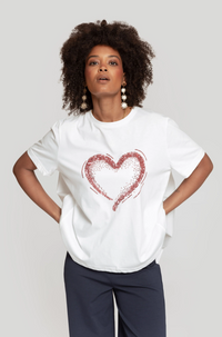 T-Shirt Branca | Heart