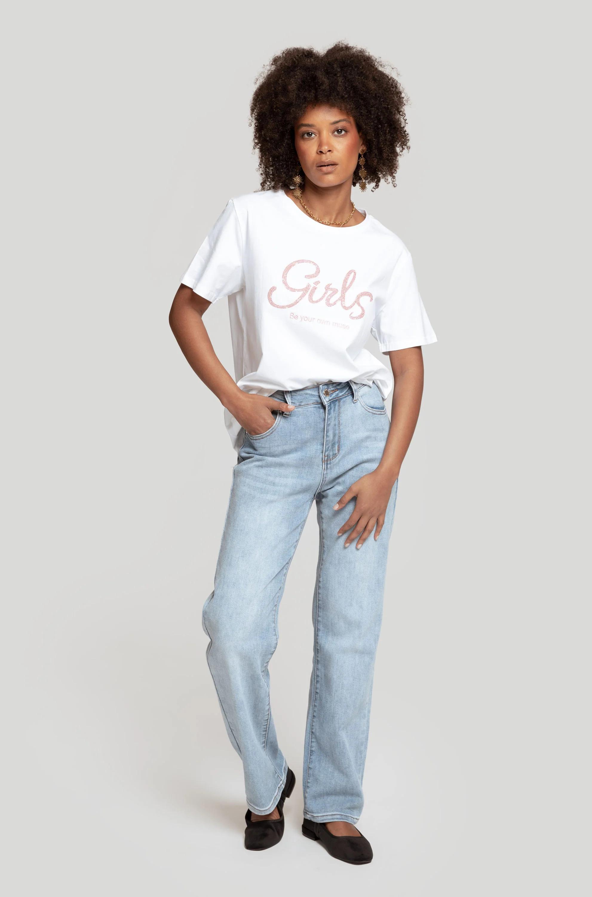 T-Shirt Branca | Girls