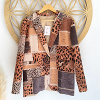 ANIMAL PRINT JACKET/BLAZER (FLUOR) | VIVIAN