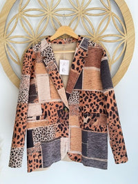 ANIMAL PRINT JACKET/BLAZER (FLUOR) | VIVIAN