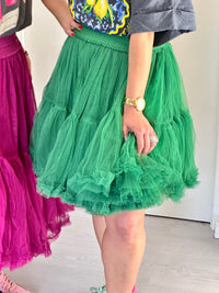 Saia Curta Tule | Flora