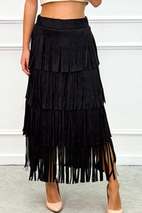 FALDA CORTA ROLLOS (NEGRO) | SORA