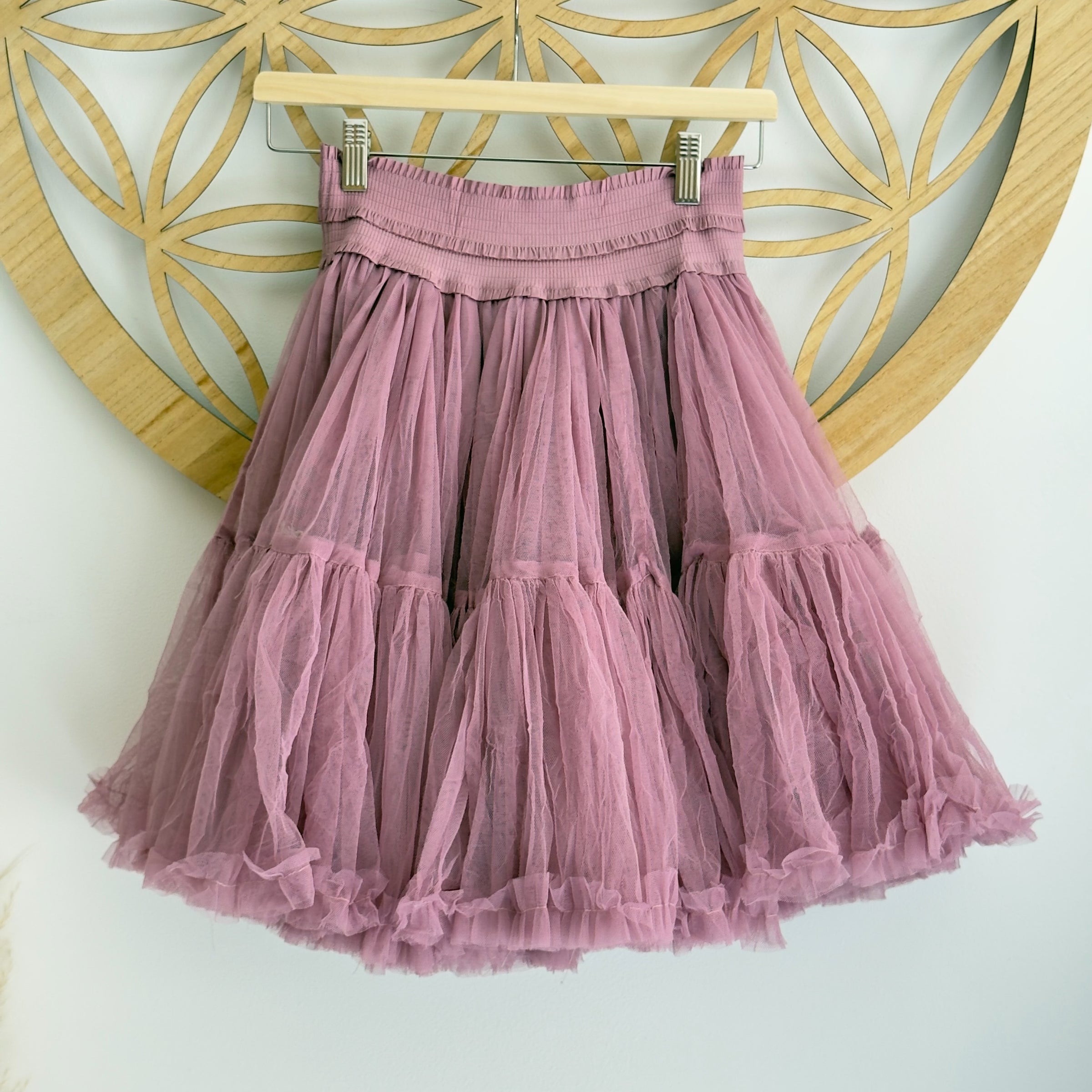 Saia Curta Tule | Flora