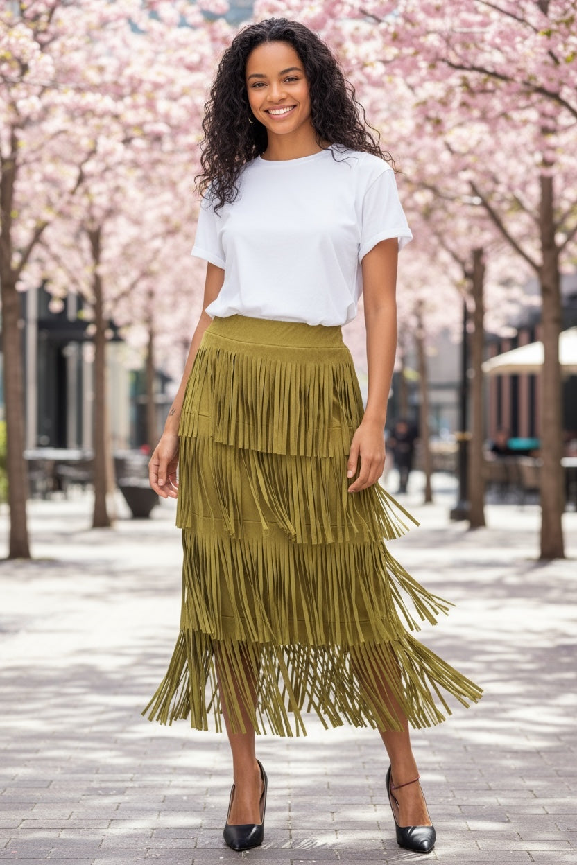 FALDA CORTA ROLLOS (NEGRO) | SORA