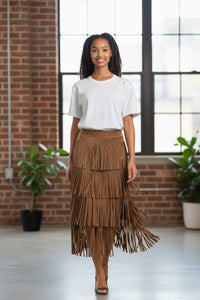 FALDA CORTA ROLLOS (NEGRO) | SORA