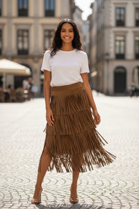 FALDA CORTA ROLLOS (NEGRO) | SORA