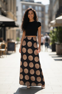 FALDA CORTA ROLLOS (NEGRO) | SORA