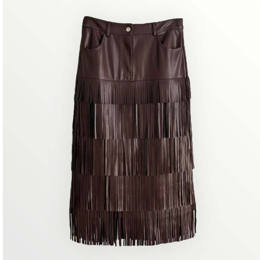 FALDA CORTA ROLLOS (NEGRO) | SORA