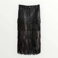 FALDA CORTA ROLLOS (NEGRO) | SORA