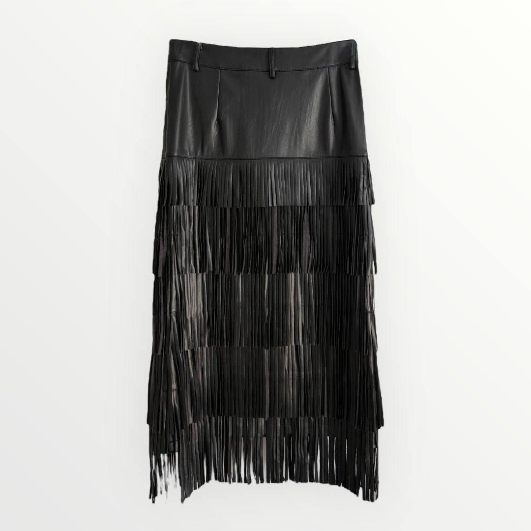 FALDA CORTA ROLLOS (NEGRO) | SORA