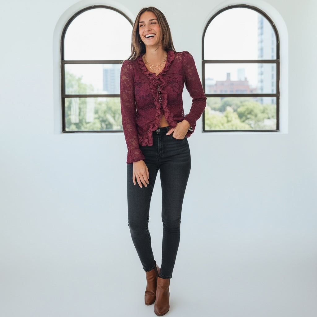 Blusa de Renda