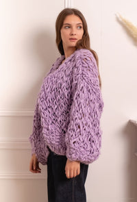 Casaco de Malha HandMade (Branco) | Sarai