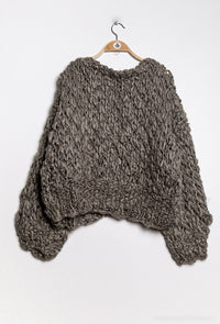 Casaco de Malha HandMade (Branco) | Sarai