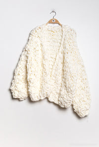 Casaco de Malha HandMade (Branco) | Sarai