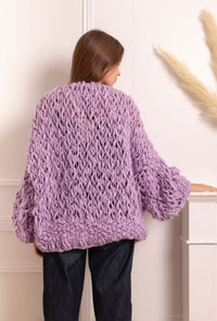 Casaco de Malha HandMade (Branco) | Sarai