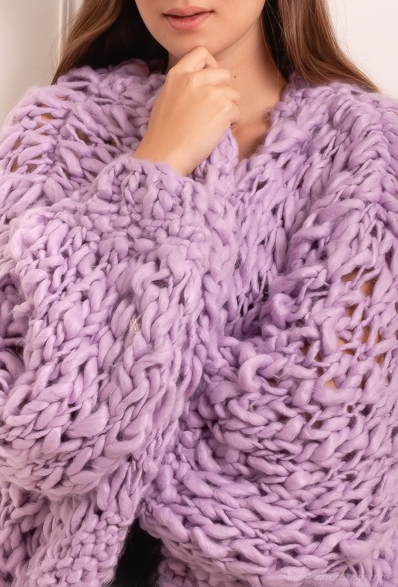 Casaco de Malha HandMade (Branco) | Sarai