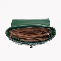 Mala tiracolo acolchada - Dourado/Bronze - Grine Store | Bijuterias