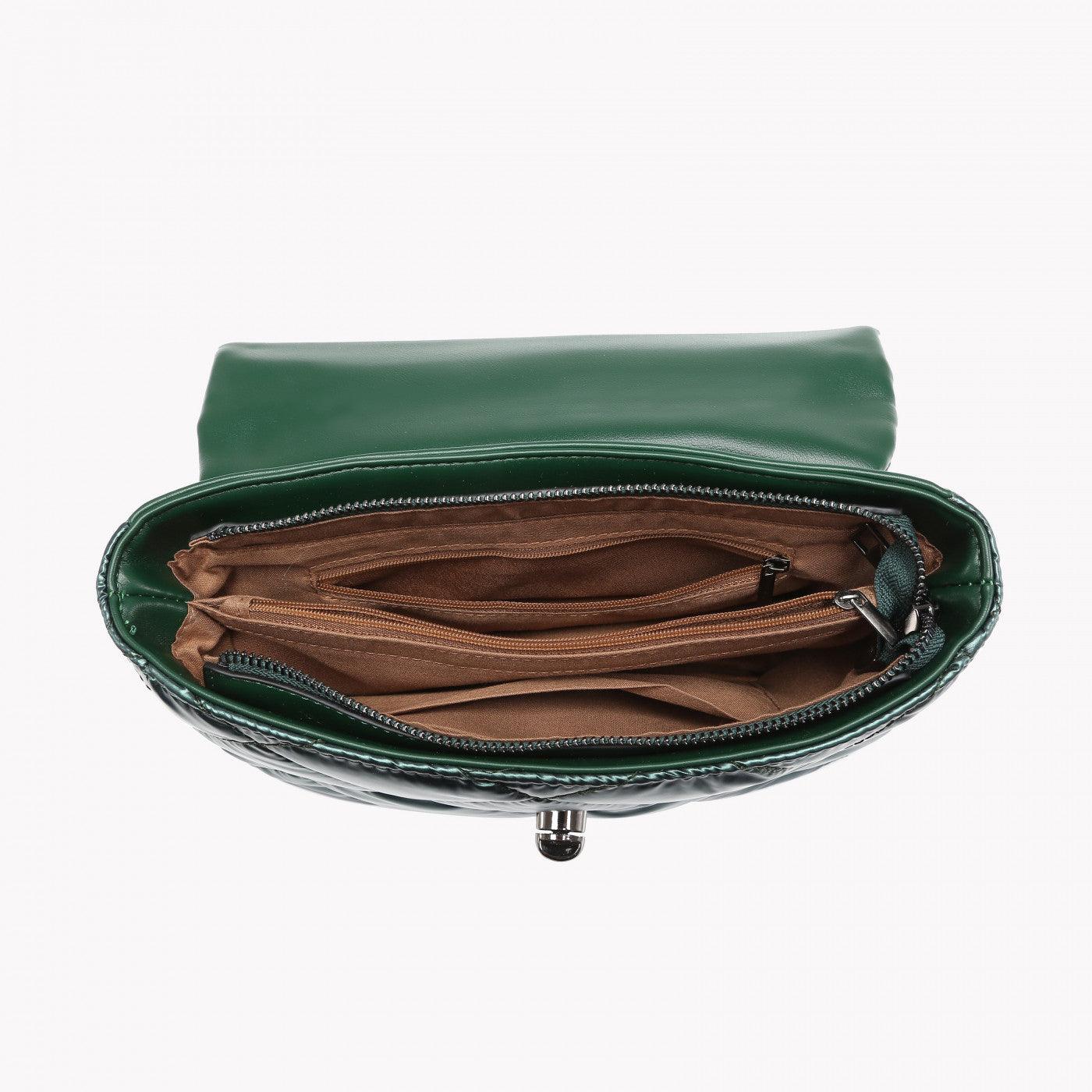 Mala tiracolo acolchada - Dourado/Bronze - Grine Store | Bijuterias