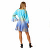 Vestido Curto Corais Dourados | Branco