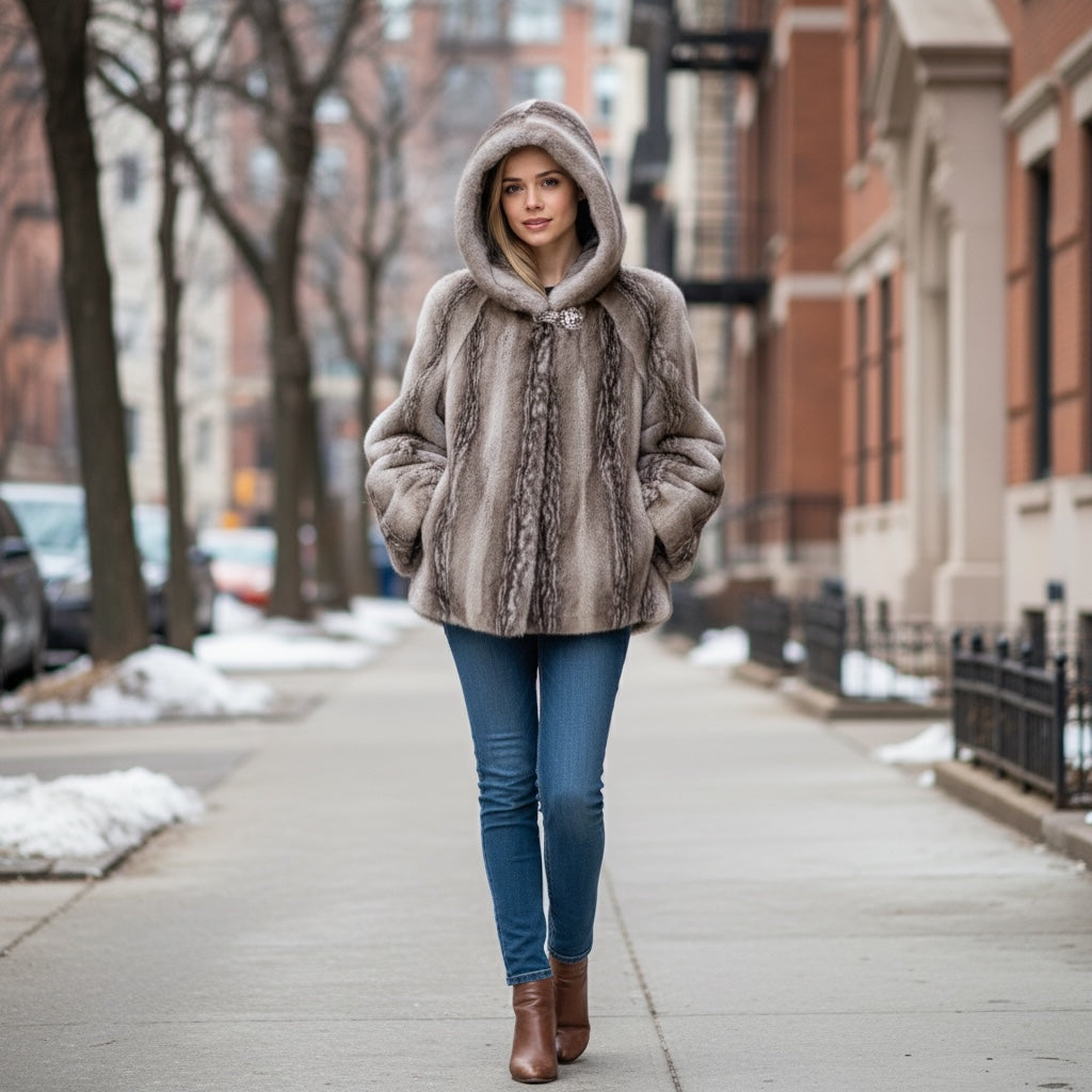 Casaco de Pêlo Cinzento | Katarina