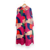 Vestido ancho plisado - Rosa 