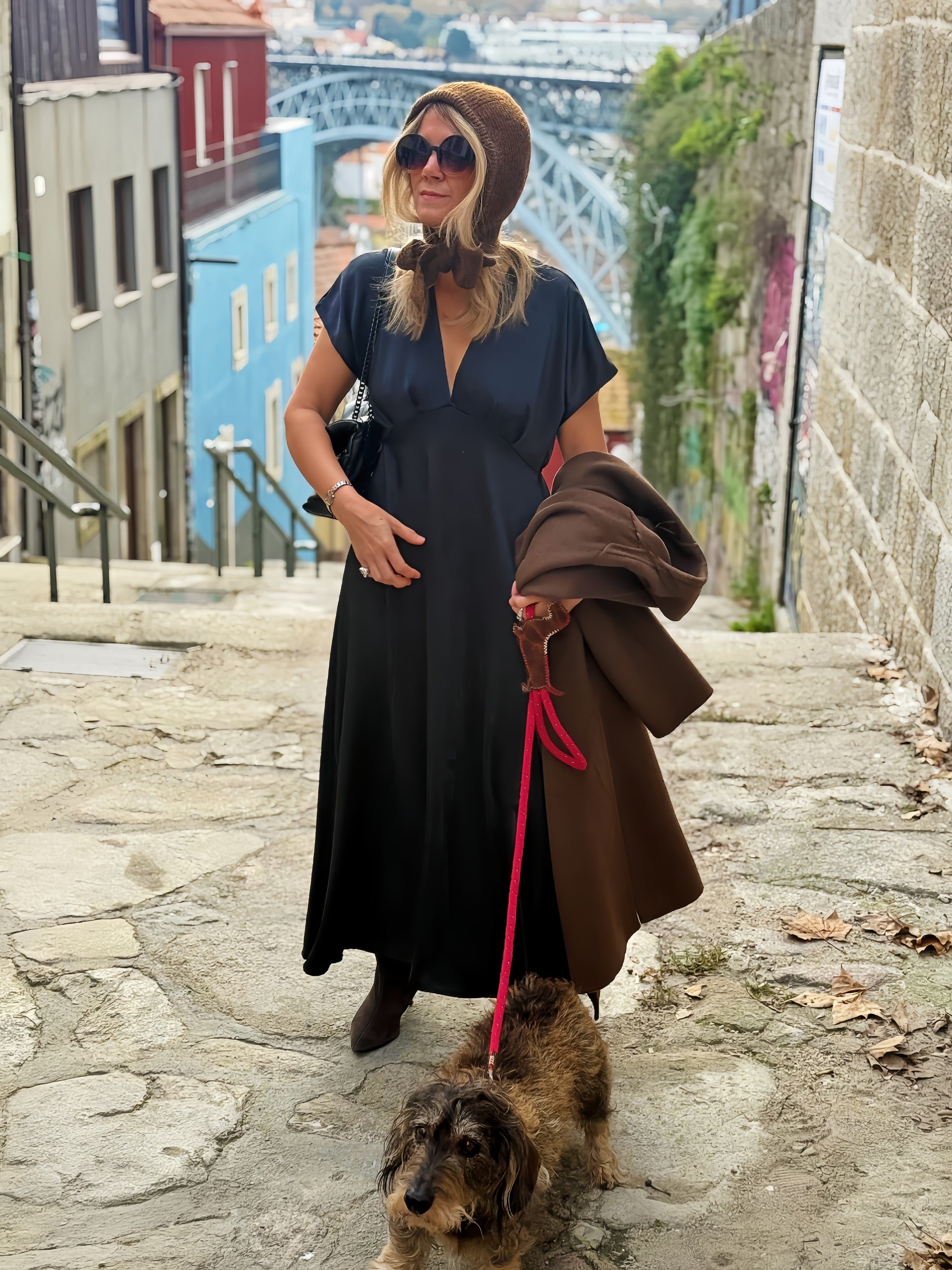 Vestido Longo Acetinado | Francine