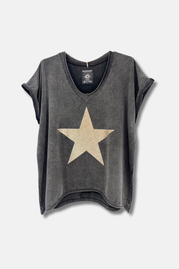 T-Shirt Oversize Preto | Star