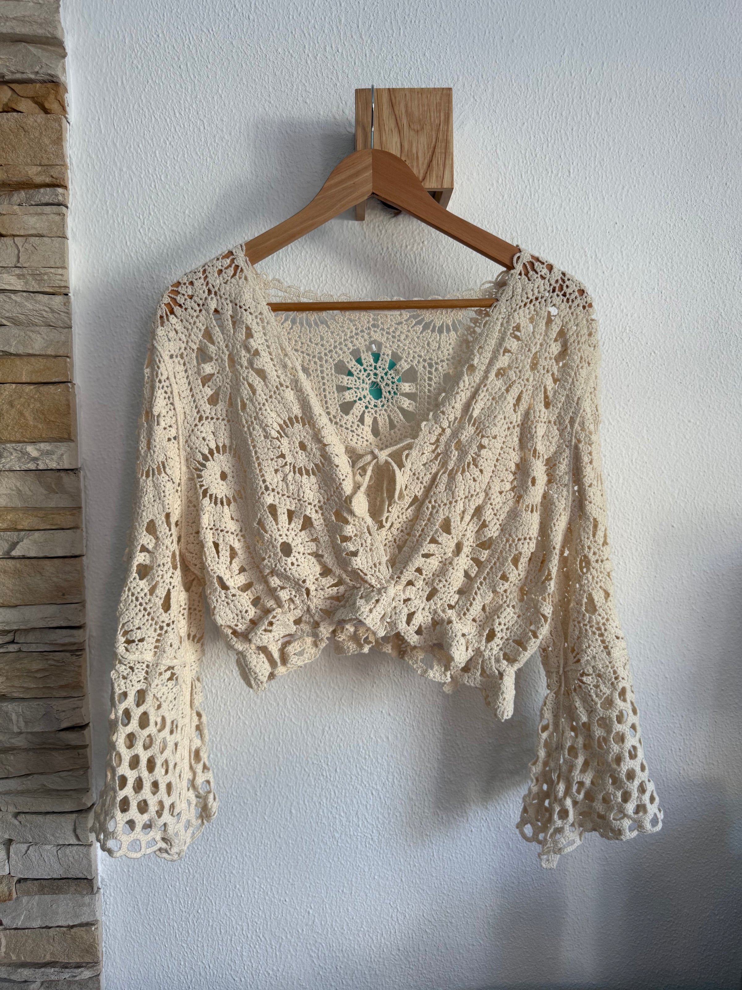 Top Croché Formentera | Creme