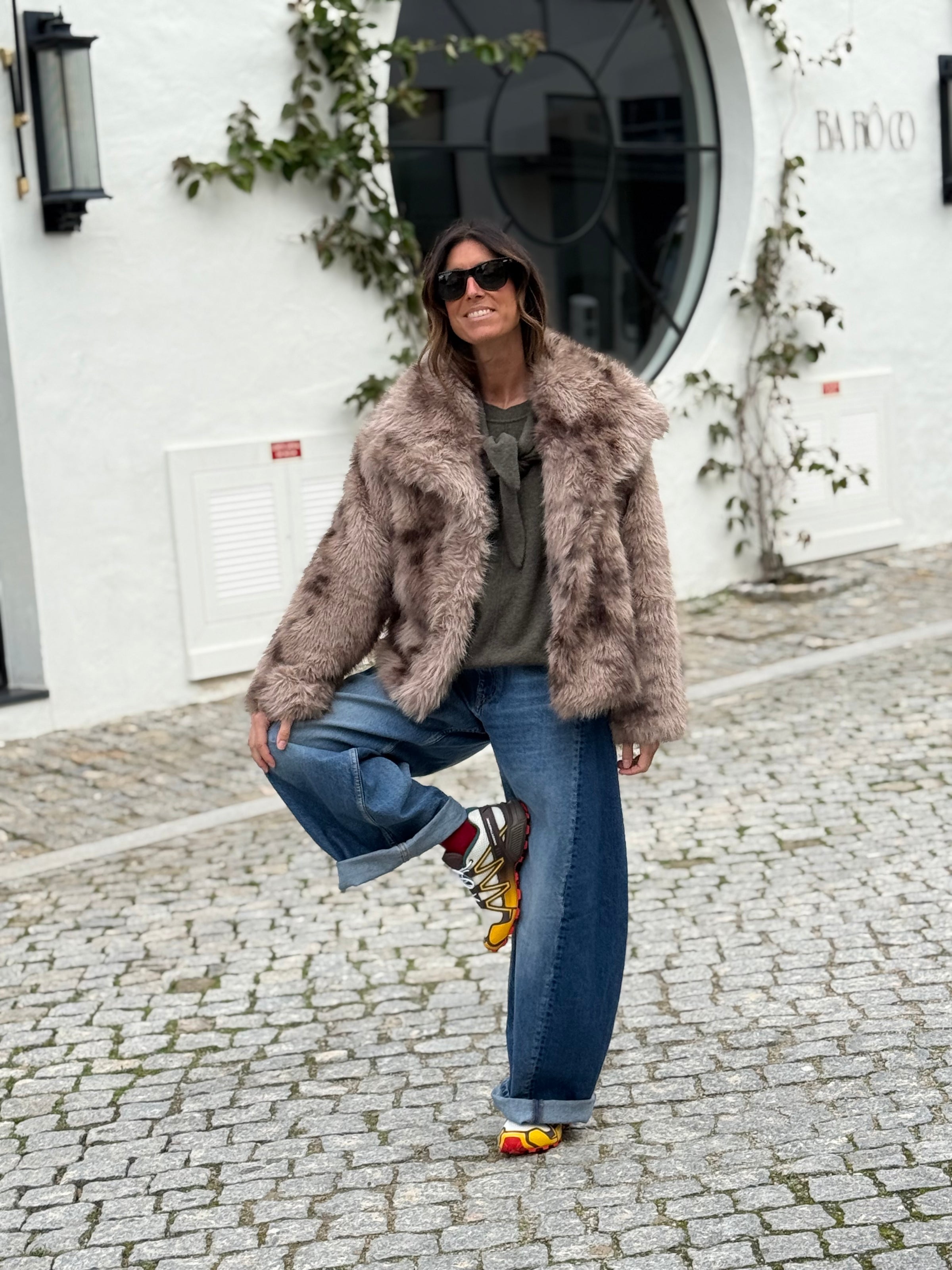 Casaco de Pêlo Camel | Liv