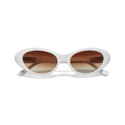 LINA: Small cat eye - Optical White