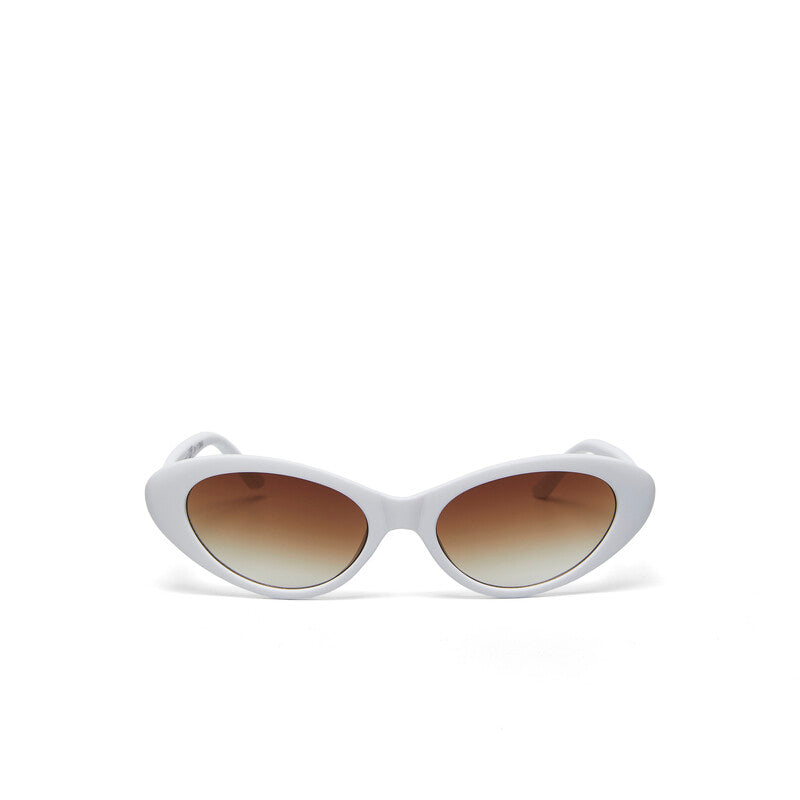 LINA: Small cat eye - Optical White