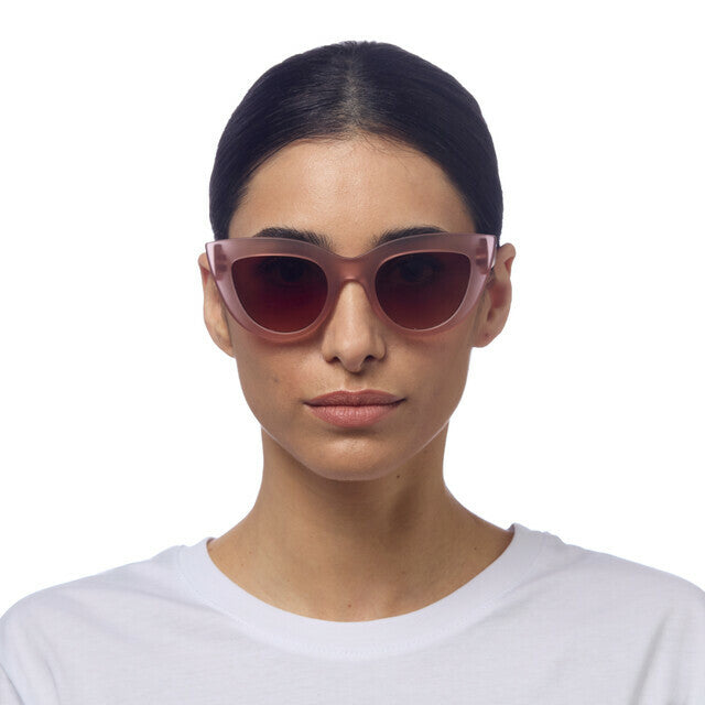 Óculos de Sol CLAUDIA Big Cat Eye Pink Havana - OKKIA