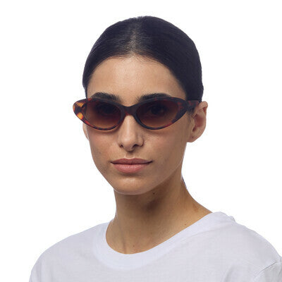 LINA: Small cat eye - Classic Havana