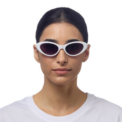 LINA: Small cat eye - Optical White