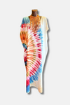 Vestido kaftan Azul | Isis