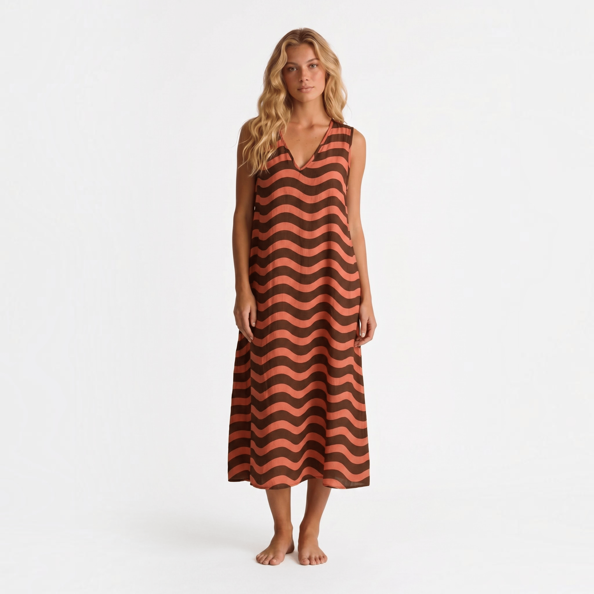 Vestido de Algodão ZigZag - GRINE