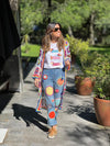 ANIMAL PRINT JACKET/BLAZER (FLUOR) | VIVIAN