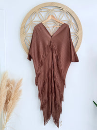 VESTIDO CROCHET (BEIGE) | OHANA