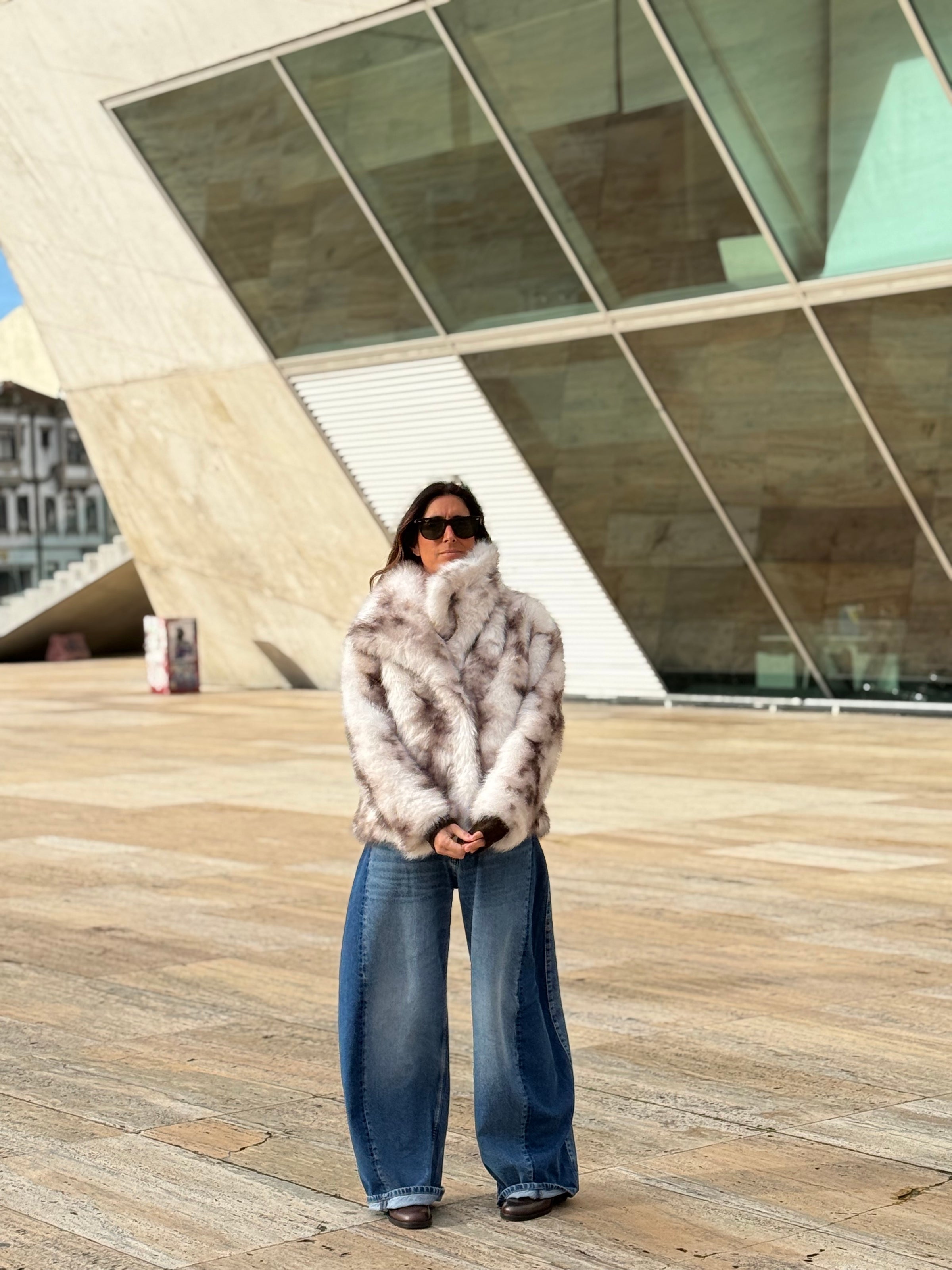 Casaco de Pêlo Branco | Liv