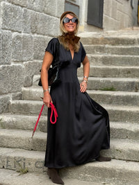 Vestido Longo Acetinado | Francine