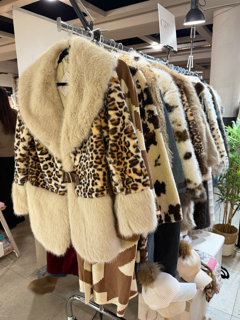 Casaco Royal Chic com Pêlo Creme