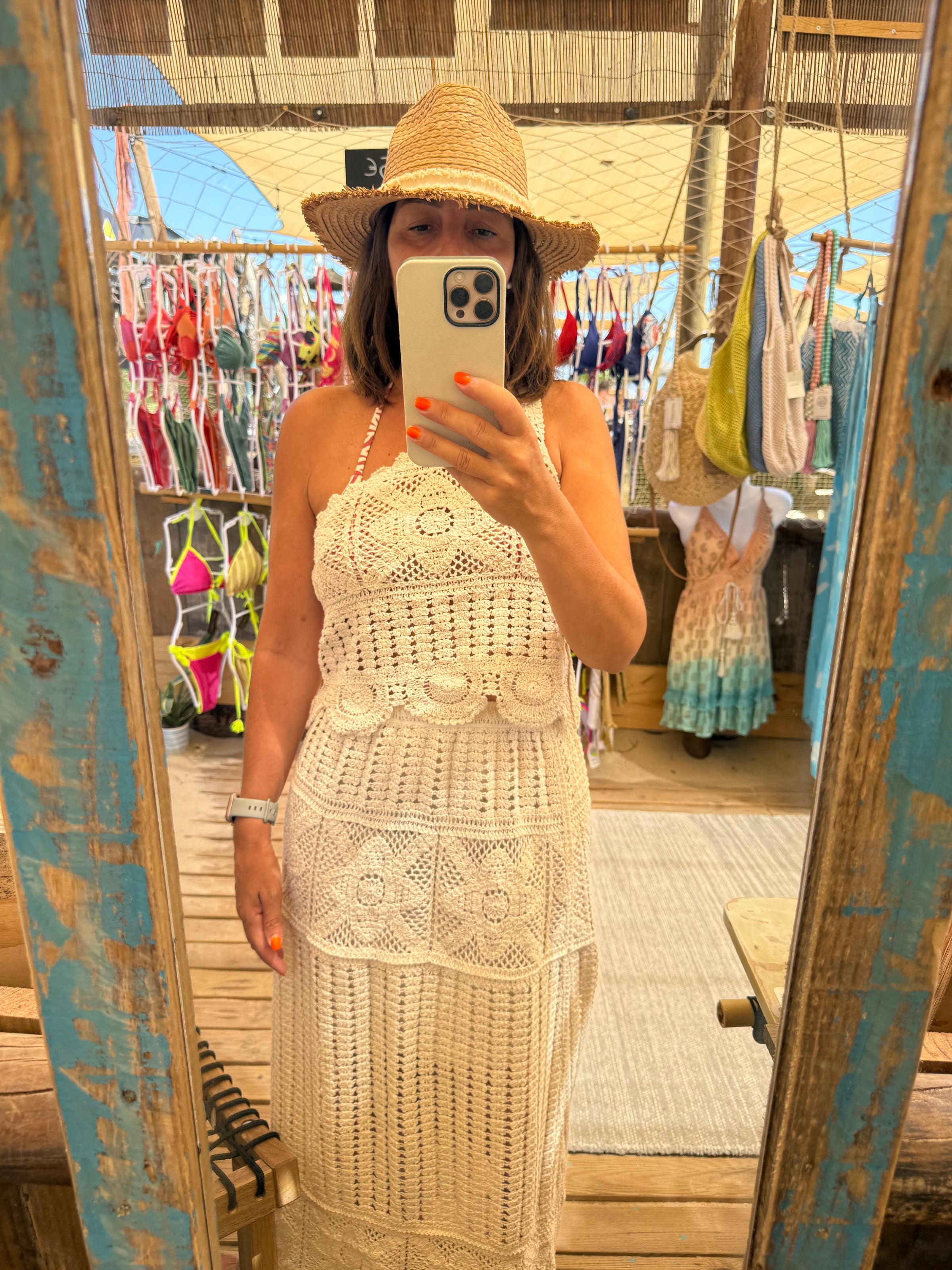 Saia Croché Ibiza | Creme