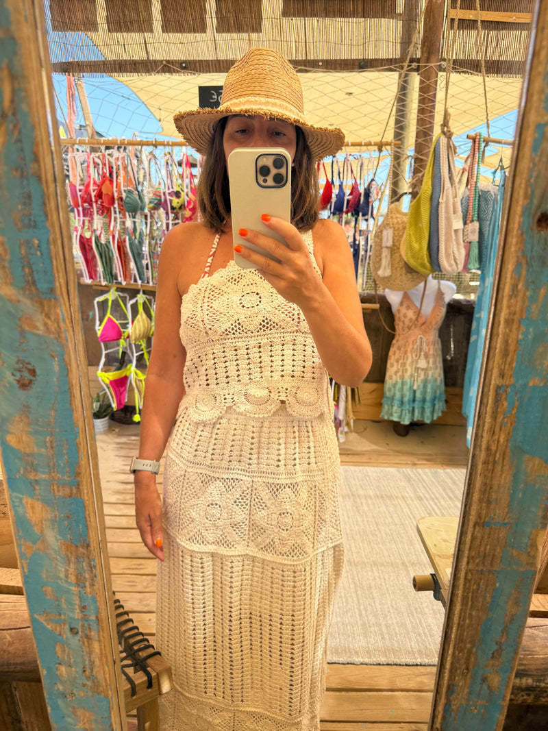 Saia Croché Ibiza | Creme