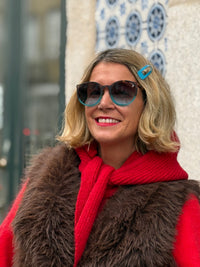 CHAQUETA/BLAZER ESTAMPADO ANIMAL (FLUOR) | VIVIAN