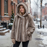 Casaco de Pêlo Cinzento | Katarina