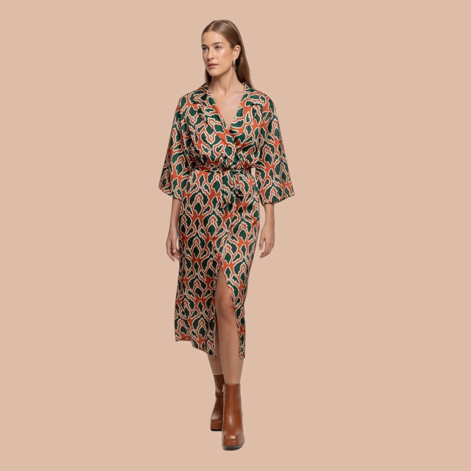 CROCHET DRESS (BEIGE) | OHANA