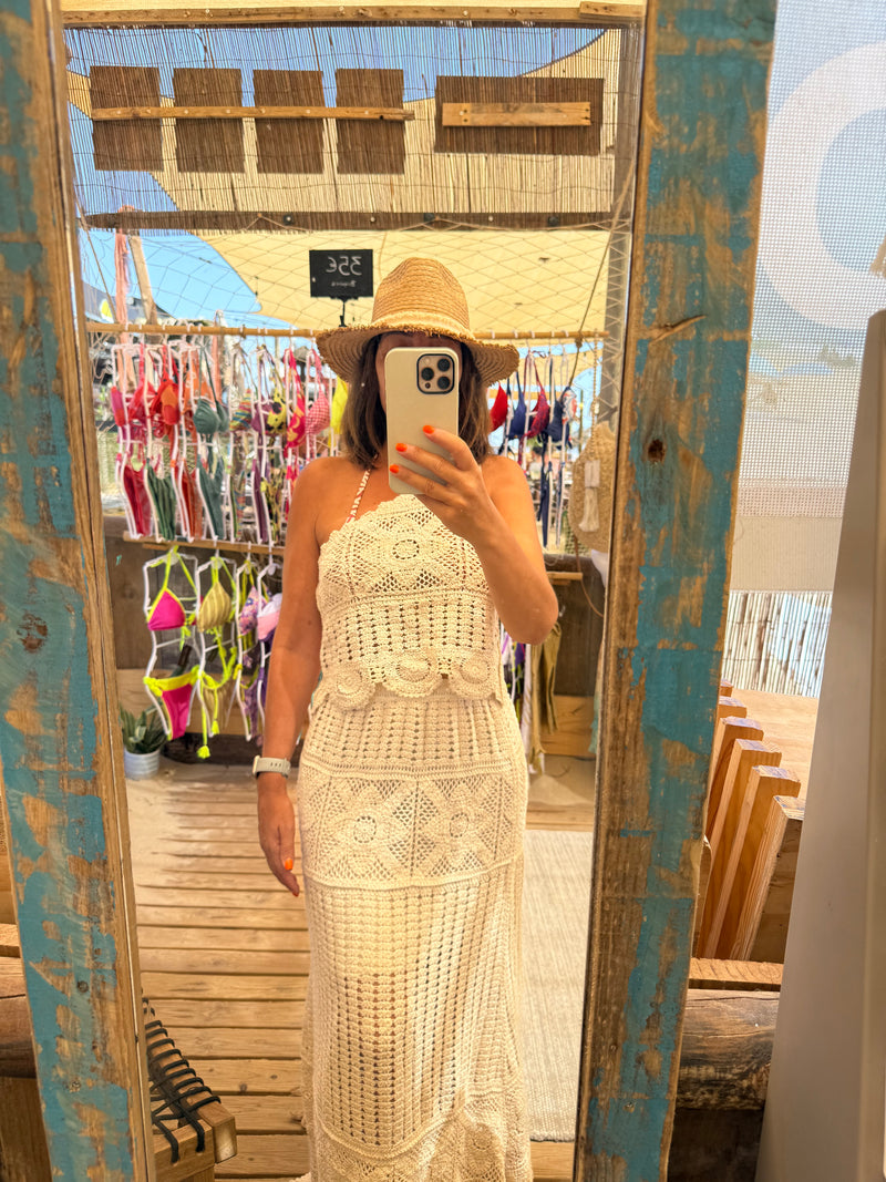 Saia Croché Ibiza | Creme